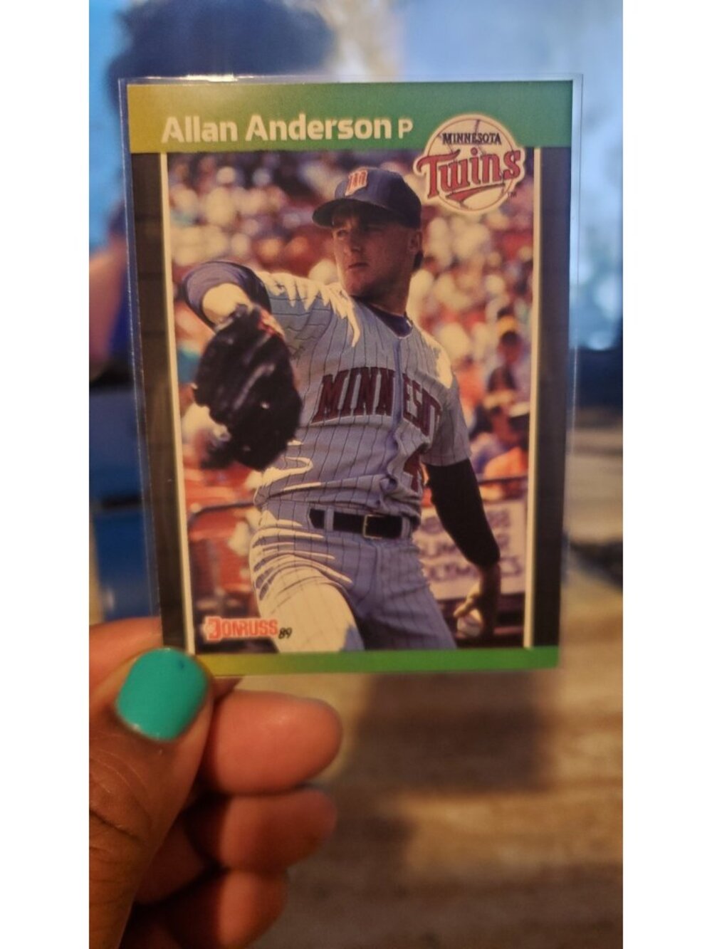 1989 Donruss Allan Anderson #419